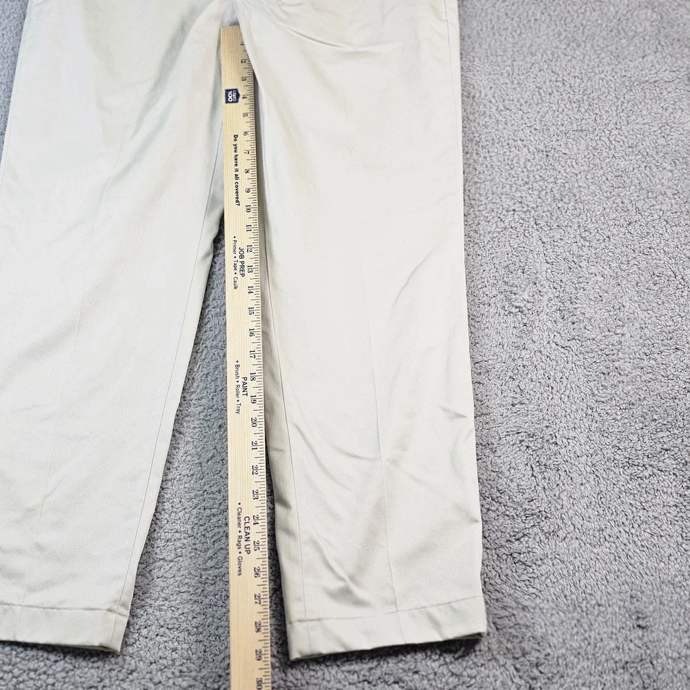 Brooks Brothers Clark Fit Advantage Chino Pants Mens 35x34 Beige Lightweight